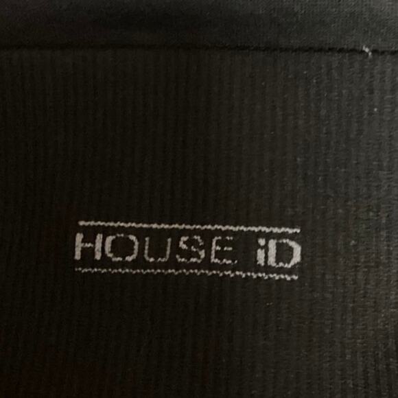 House ID Black Mid Rise Ruched Back Pull On Running Athletic Leggings Size M - Picture 4 of 4